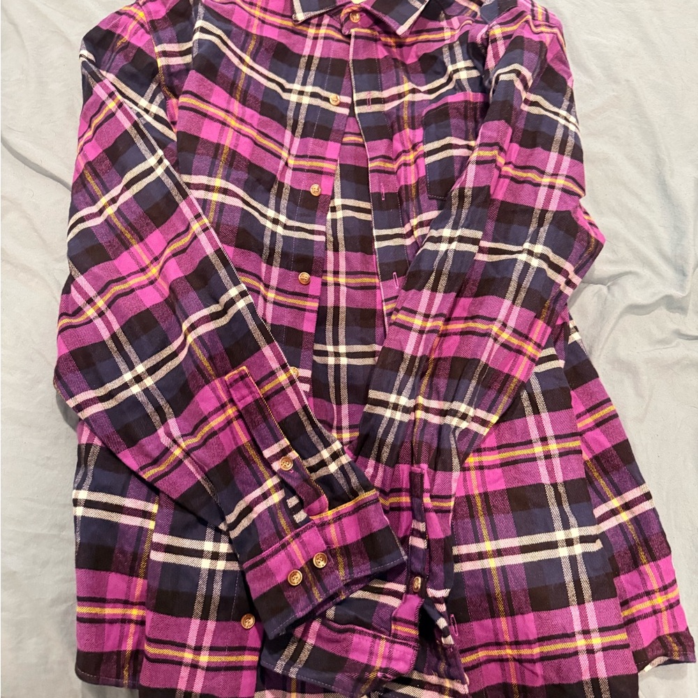 Disney/Cakeworthy Purple and Black Ursula Plaid Fannel